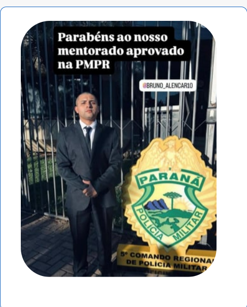 Parabéns ao mentorado aprovado na PMPR