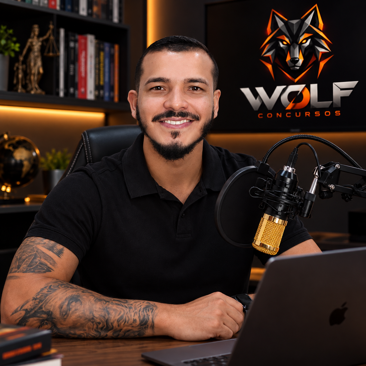 Anaximandro Cairo no estúdio WOLF Concursos